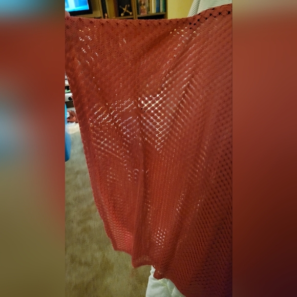 Slinky Batwing 1X See Through Top - Picture 2 of 4